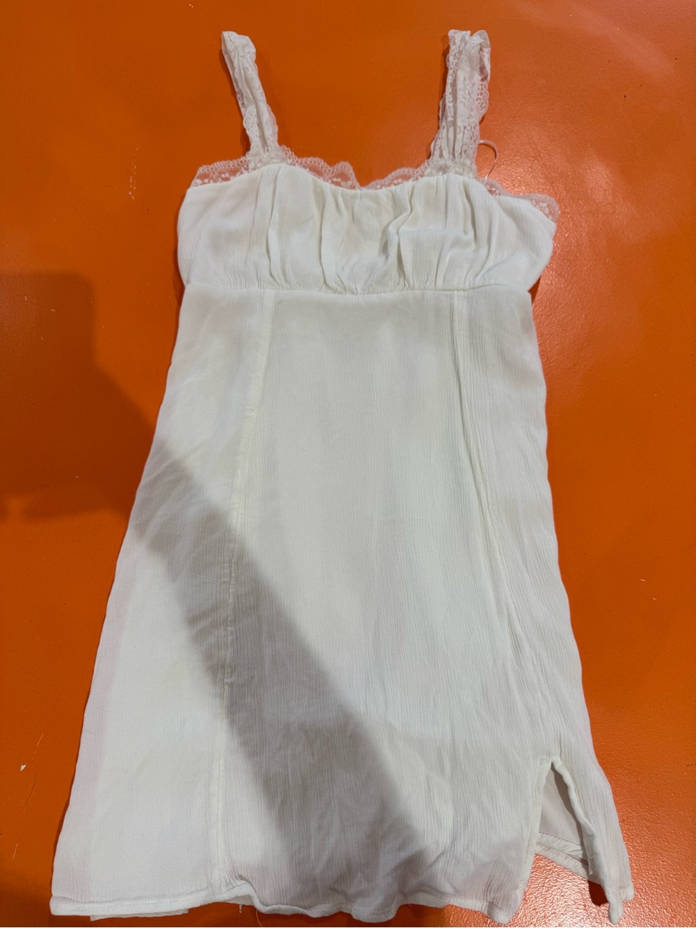 Self-Eye White Mini Dress - Women's White Dress